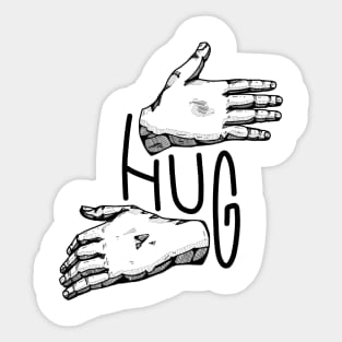 Hug Sticker